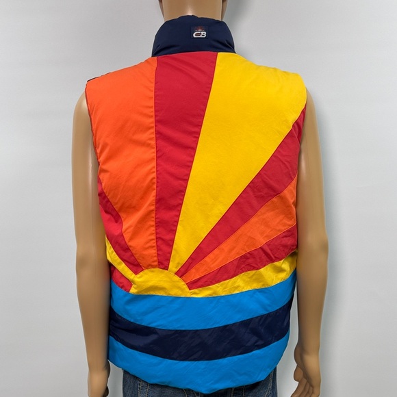 Faherty X CB Sports Soleil Blue Vest Size Large - Picture 8 of 14